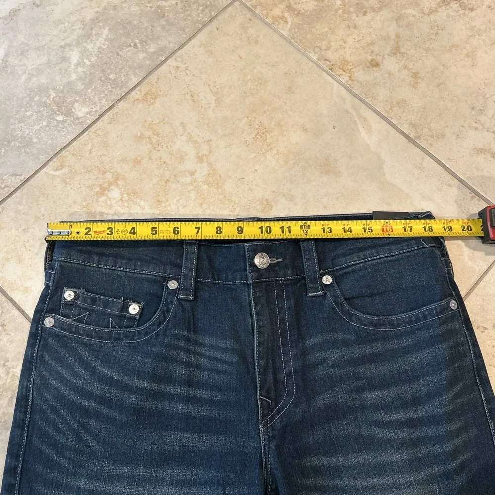 True Religion‎ Rocco Jean Men 36x32 Blue Denim Relaxed Skinny GGJD Last Call
